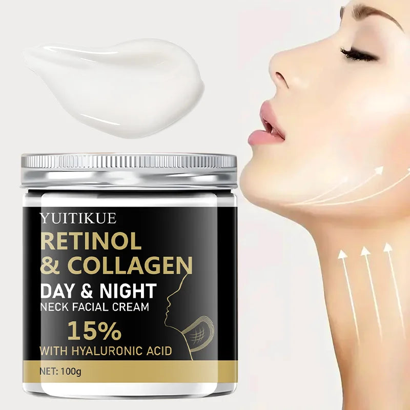 YUITIKUE Retinol Collagen Neck Cream 100g Firming Anti Aging Moisturizer