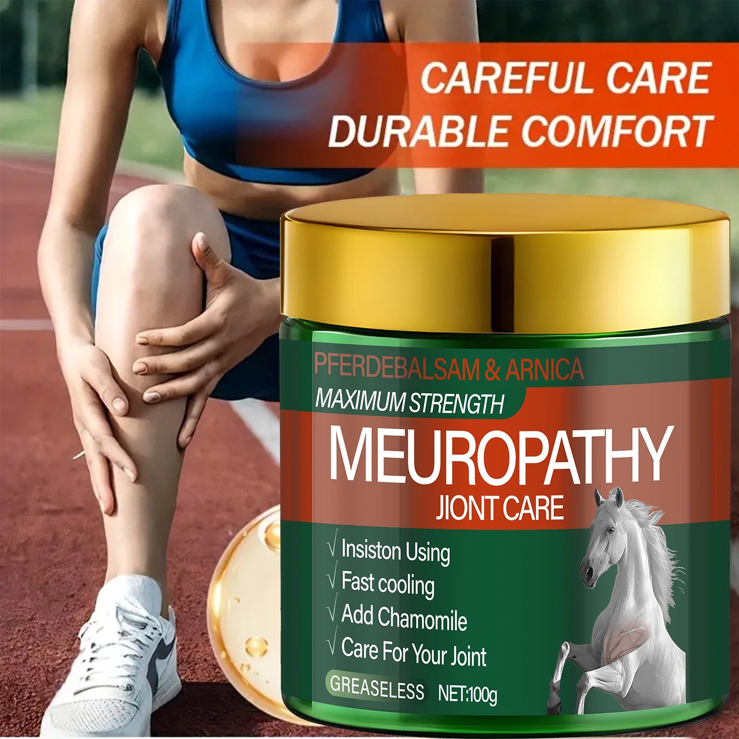 Pferdebalsam Arnica Joint Care Cream Maximum Strength Soothing Relief - 2