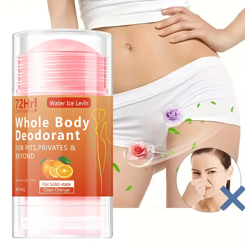 Water Ice Levin Intimate Deodorant Cream Whole Body Odor Control 45g - 7