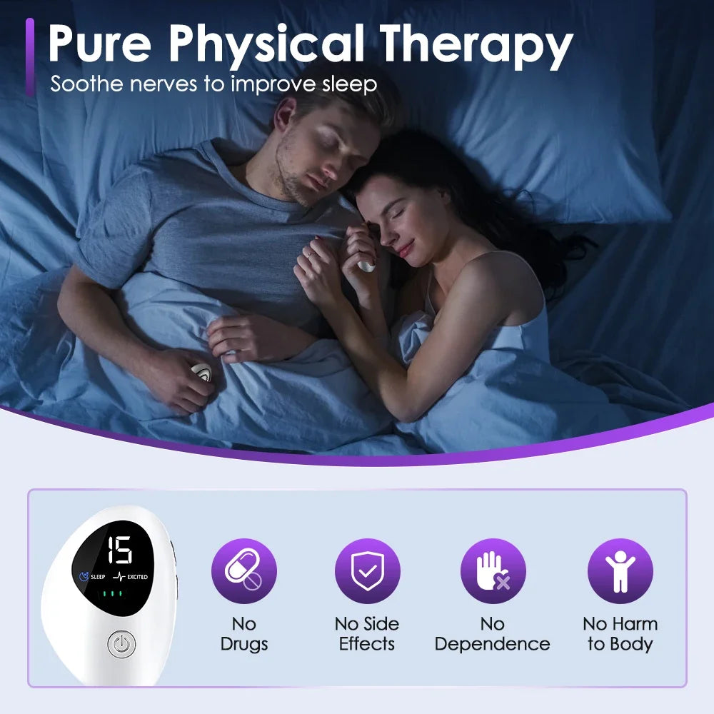 Handheld Microcurrent Sleep Aid and Stress Relief Device