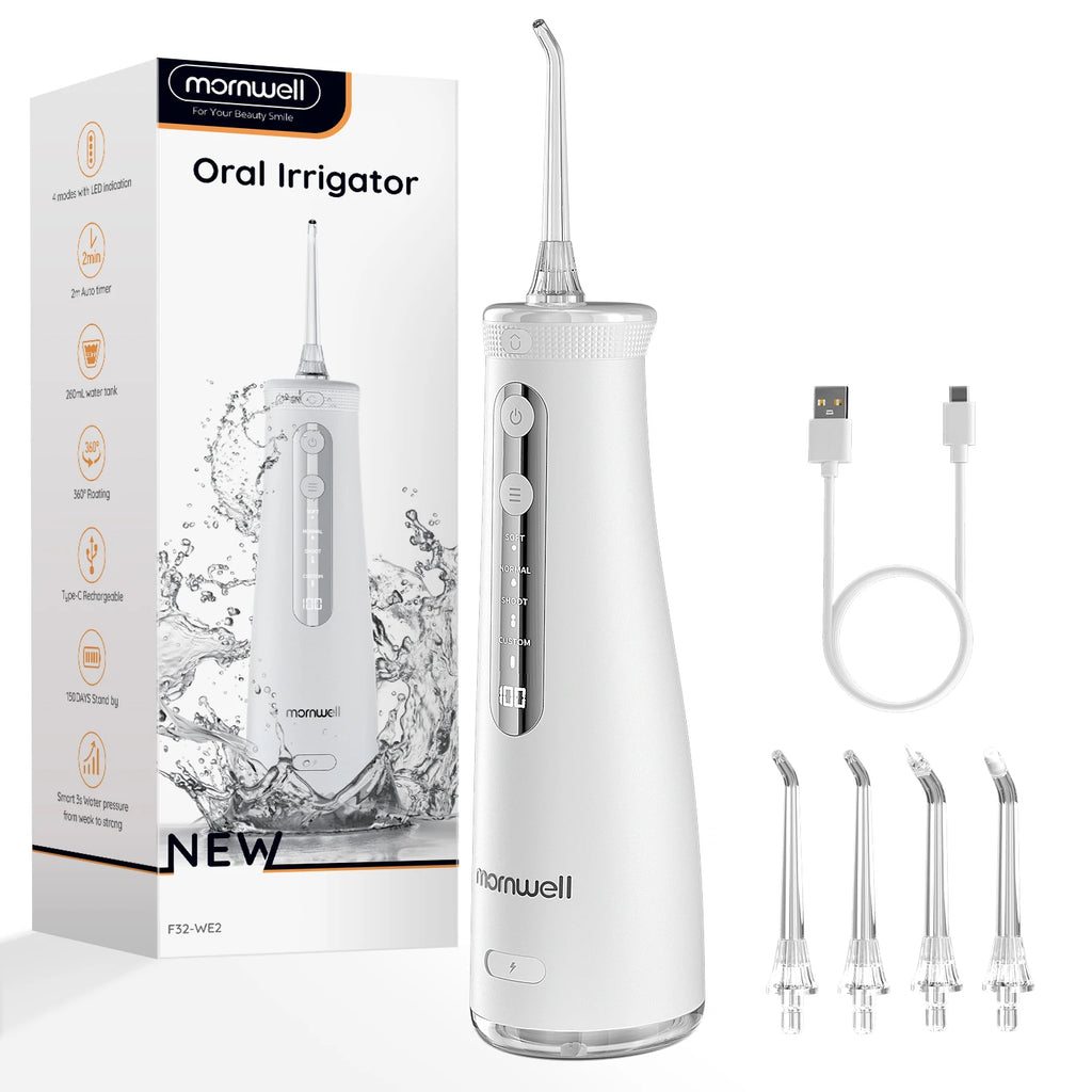Portable Cordless Water Flosser for Teeth and Gum Care