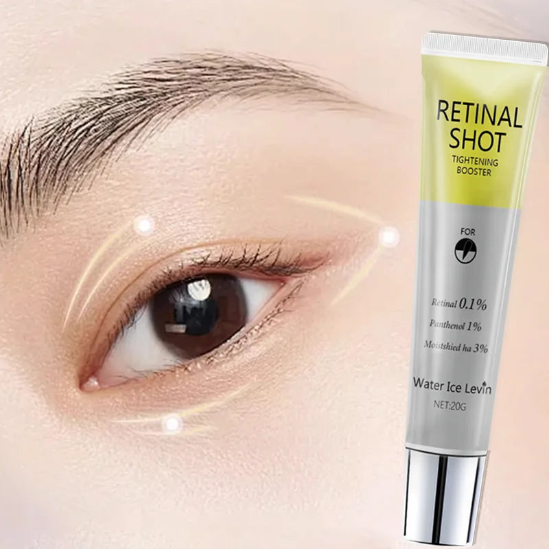 Retinal Shot Eye Serum 0.1% Retinal and 3% HA Firming Anti Aging Cream - 1