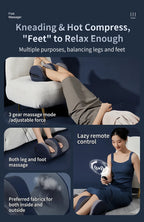 Shiatsu Foot and Calf Massager with Heat for Circulation