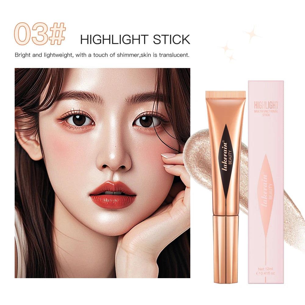 Liquid Face Contour and Highlighter Wand with Cushion Applicator