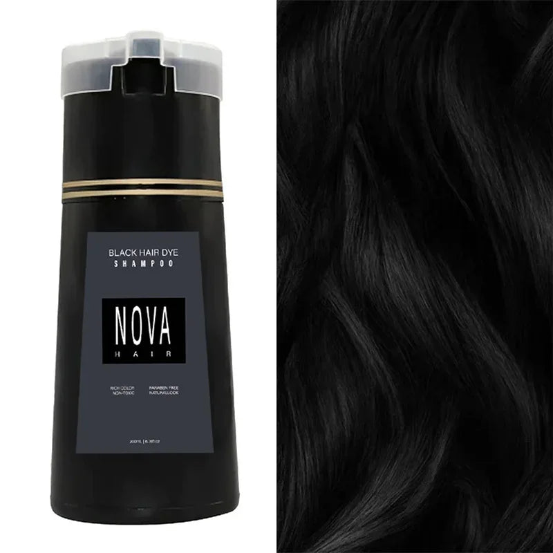 3 in 1 Hair Dyeing Care Shampoo for Men and Women 100 200ml