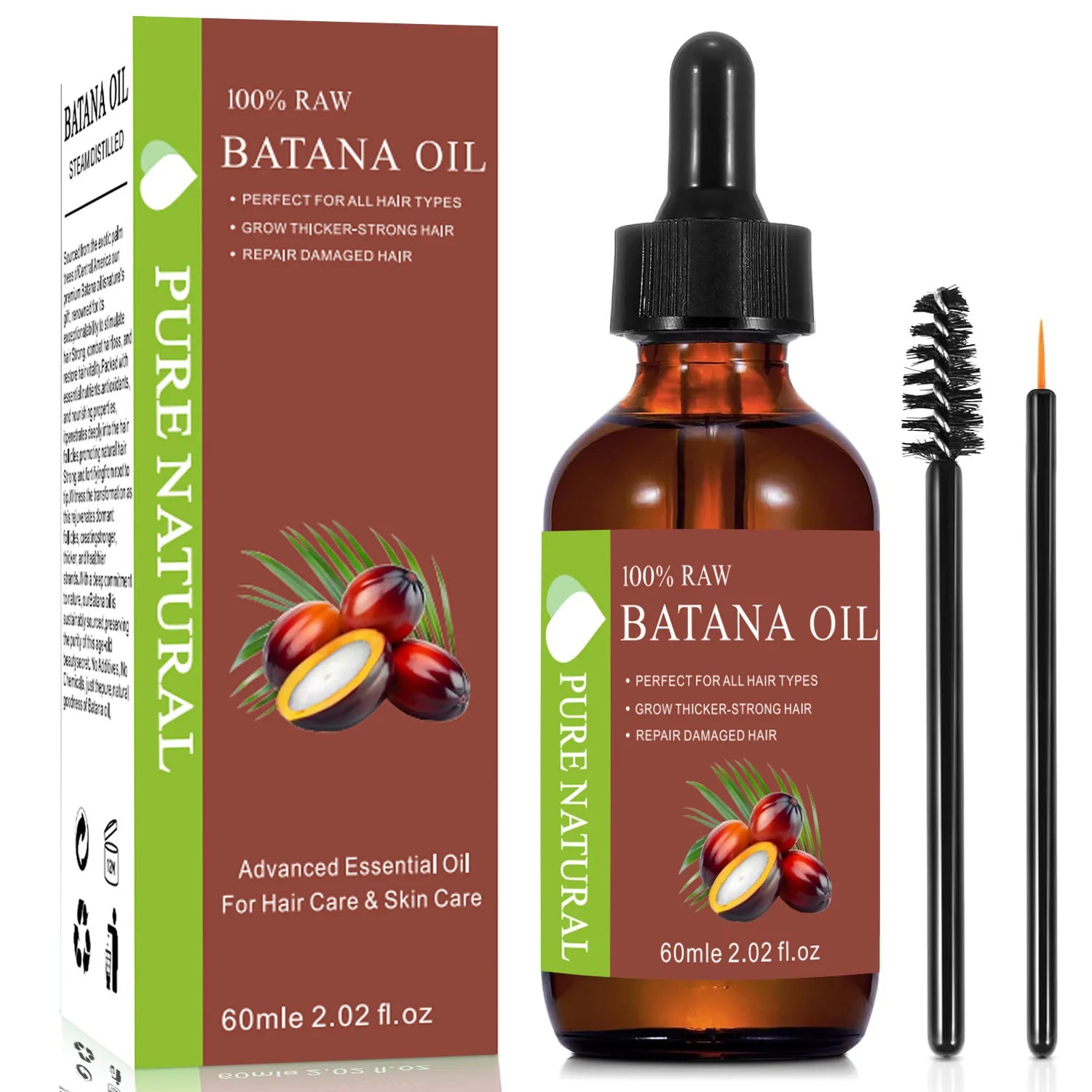 Batana Oil Hair Growth Treatment Natural Split End Repair Serum - 15