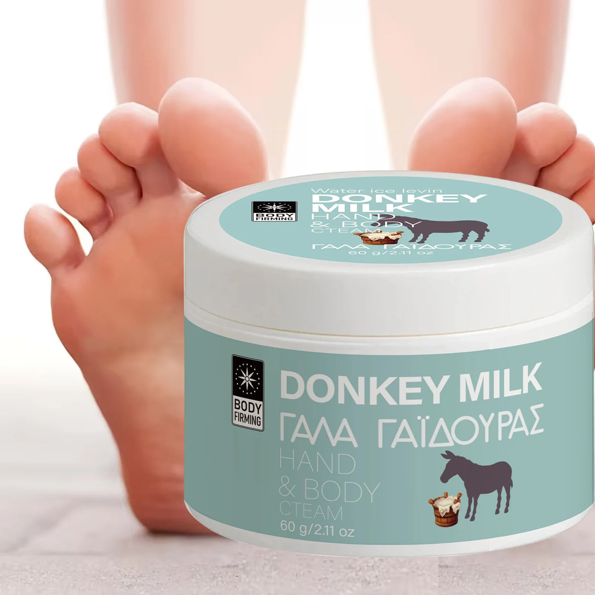 Donkey Milk Hand and Body Cream Moisturizing and Firming Lotion