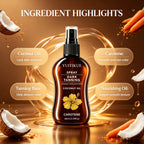 Coconut Oil Dark Tanning Spray With Carotene Moisturizing Sun Tan Oil
