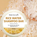 Rice Water Shampoo Bar Organic Hair Growth and Conditioning Soap 60g