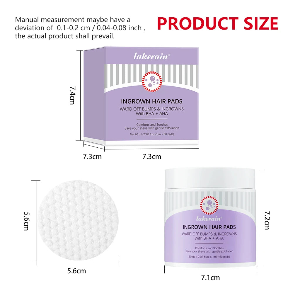 Ingrown Hair Treatment Pads for Razor Bumps and Shaving Irritation - 13