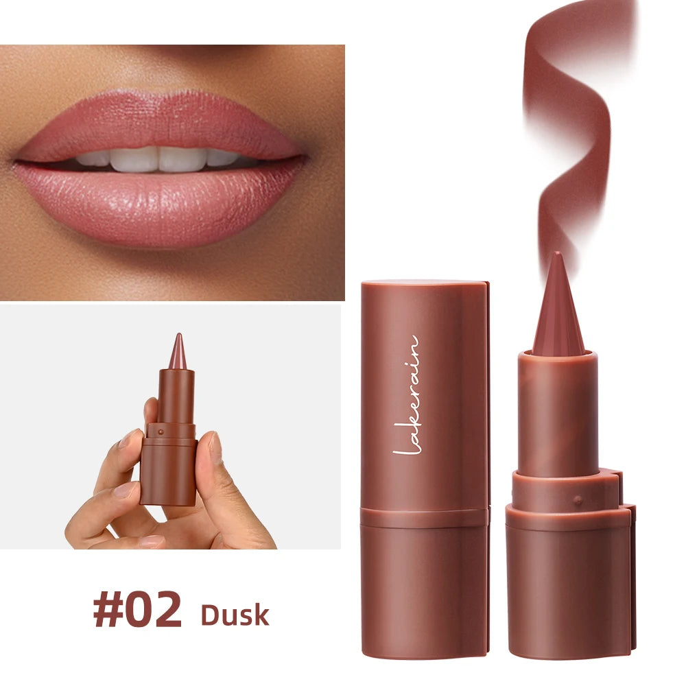 2-in-1 Waterproof Matte Lipstick and Lip Liner - 28