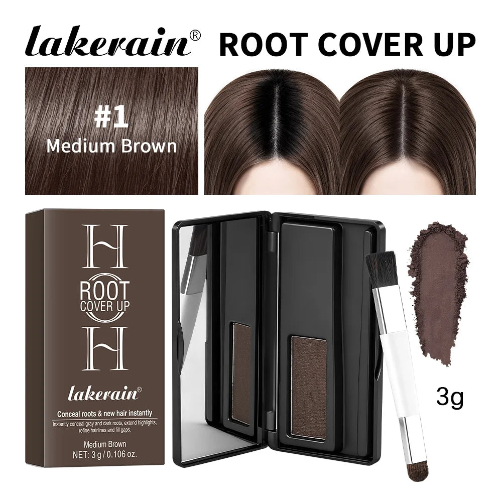 Instant Root Concealer Powder Palette for Gray Hair Coverage