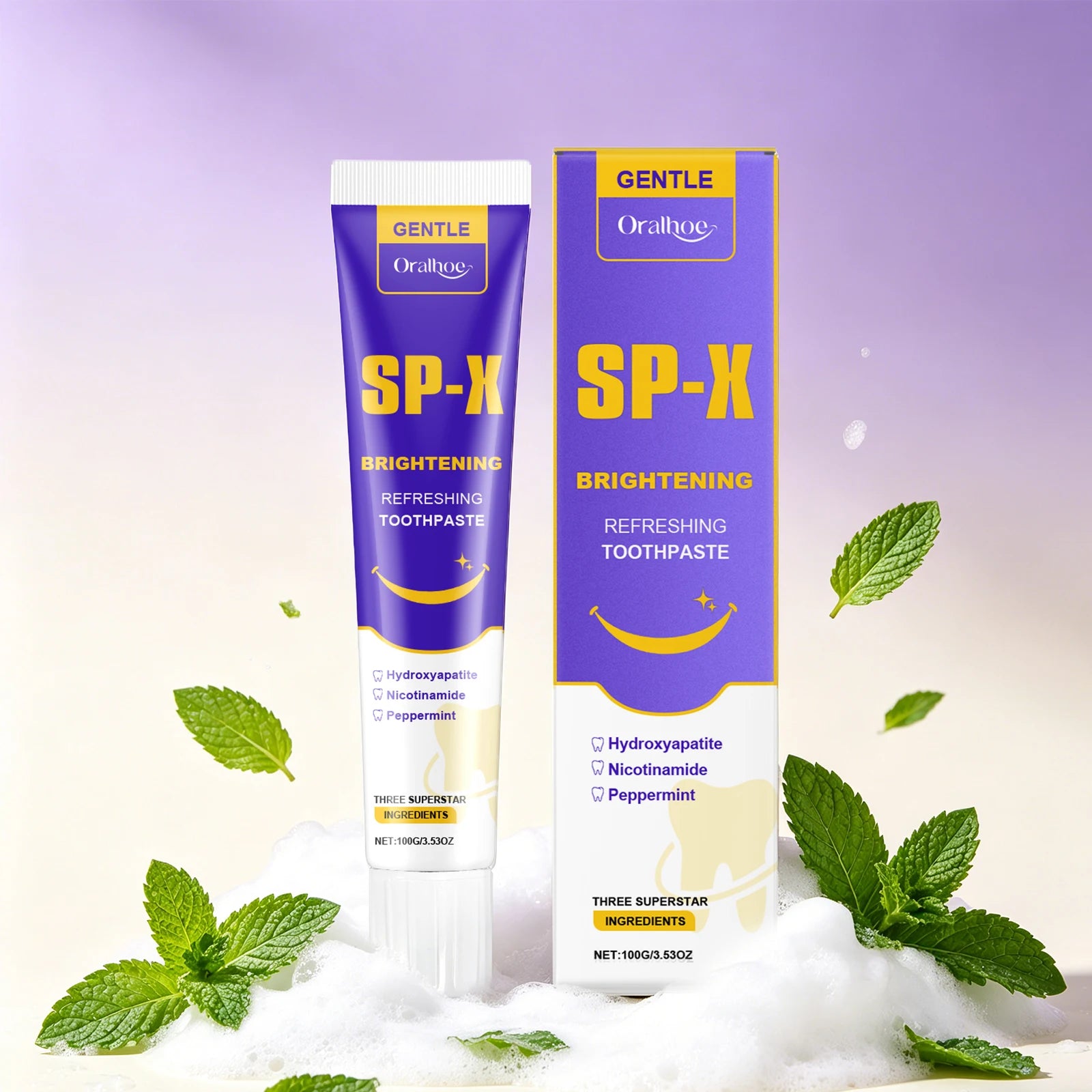Brightening Toothpaste for Stain Removal and Fresh Breath - 4