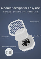 Rechargeable Cordless Nail Dust Collector for Manicures