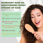 Rosemary Castor Hair Oil Scalp Care and Split End Repair Treatment