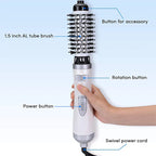 3-in-1 Rotating Hair Dryer Brush Volumizer and Hot Air Styler
