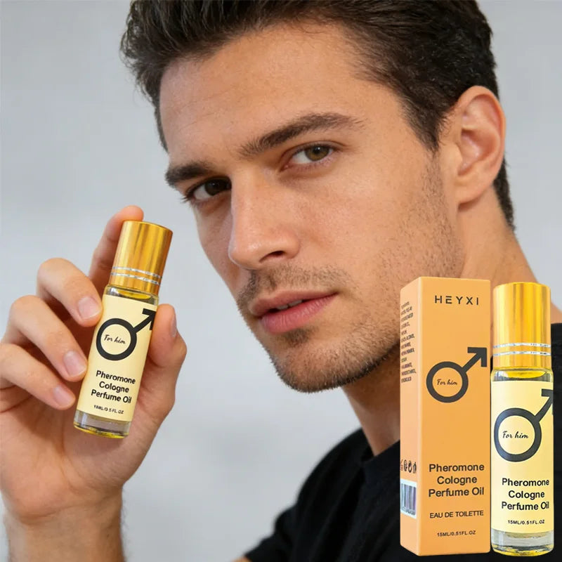 Heyxi Pheromone Cologne Oil Roll On Fragrance for Men