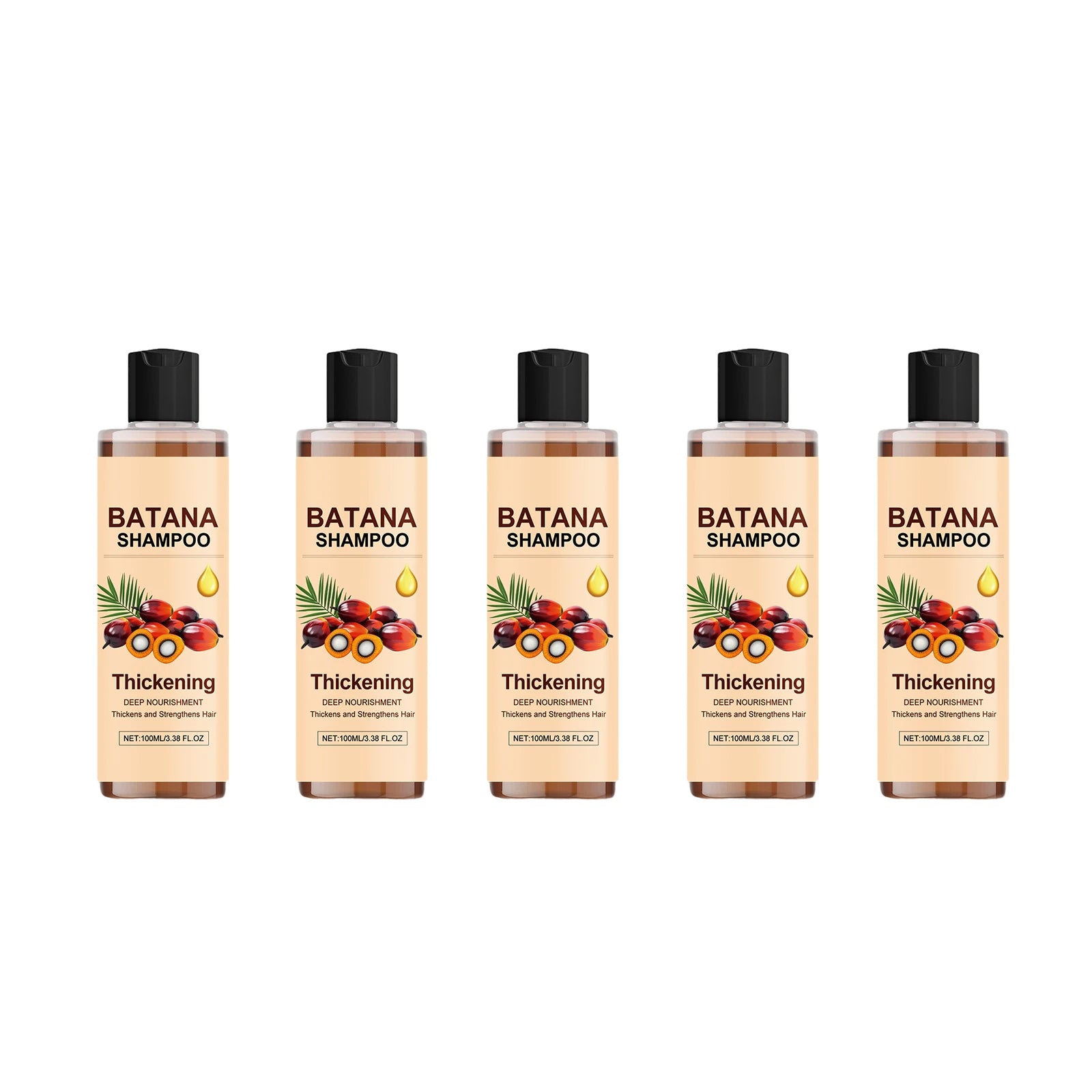 Batana Oil Hair Shampoo 100ml for Thickening and Strengthening Hair - 19