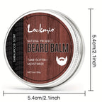 Lockmio Natural Beard Balm Sandalwood Scent Beard Softener Cream 30g