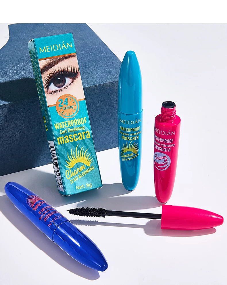 Meidian Waterproof Mascara Long Lasting Volumizing Eye Makeup