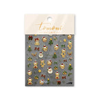 3D Christmas Cartoon Nail Art Stickers