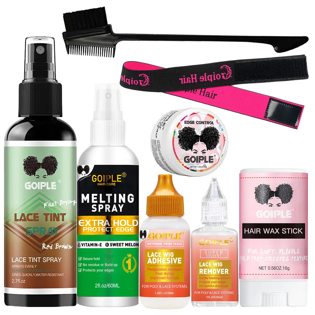 Goiple Lace Wig Tint and Adhesive Styling Kit for Flawless Installs - 1