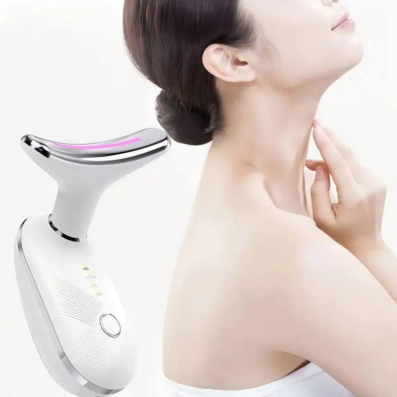 LED Red Light Facial and Neck Sculpting Massager