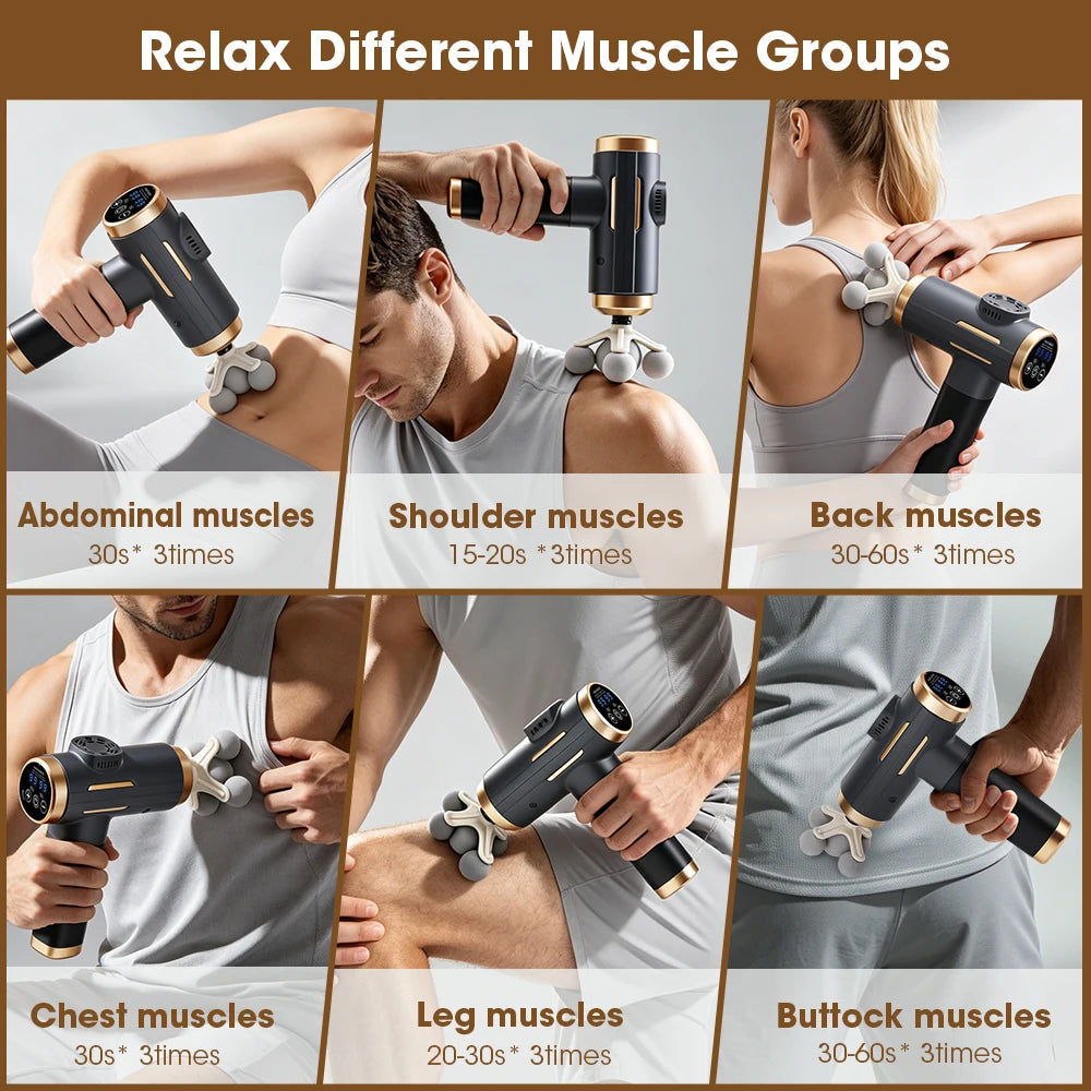 Portable Deep Tissue Percussion Muscle Massage Gun