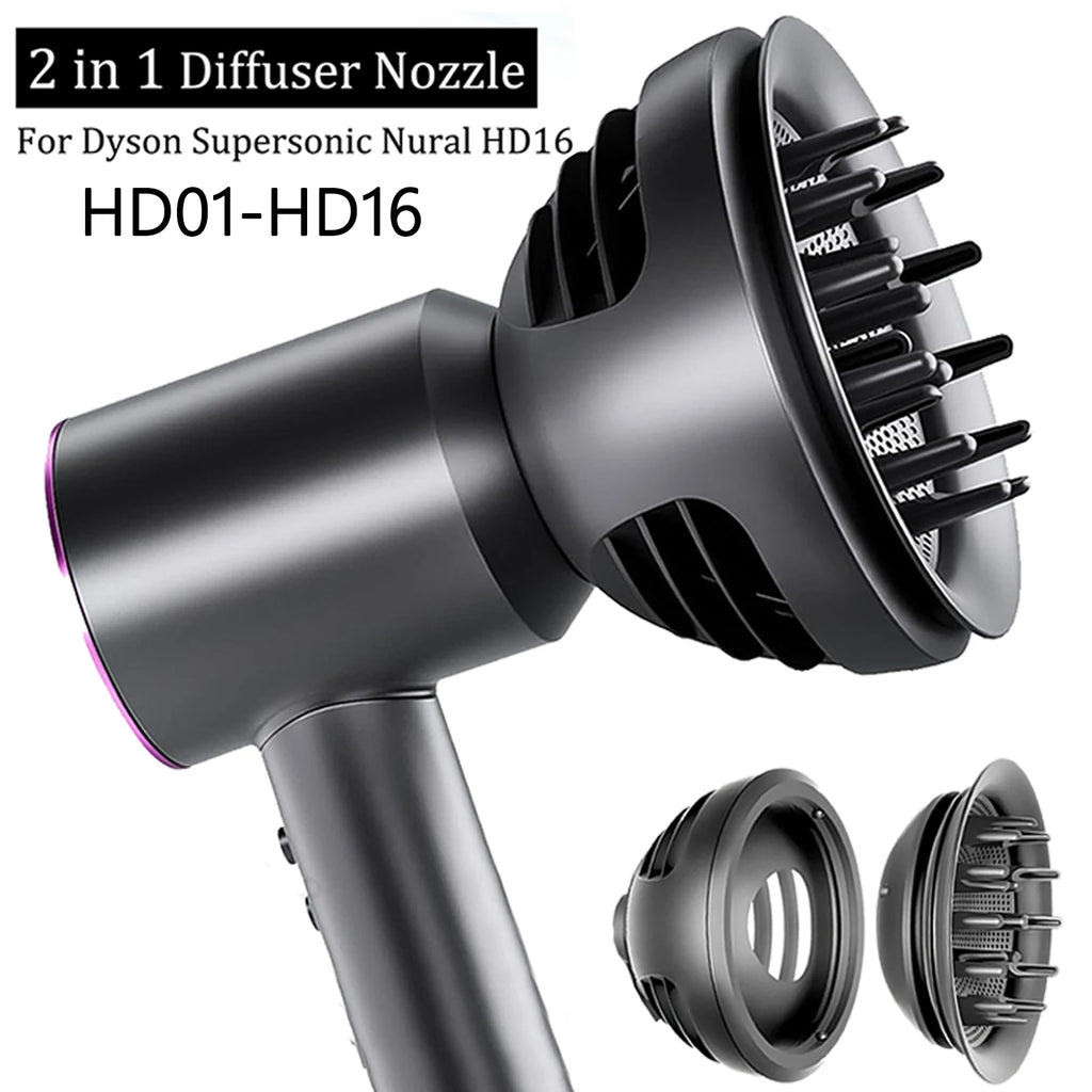 Automatic Curling Attachment for Dyson Supersonic Hair Dryer Accessory