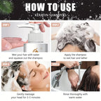 Keratin and Collagen Repair Shampoo for All Hair Types 150g