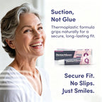 Waterproof Zinc-Free Denture Adhesive Cream for All-Day Hold