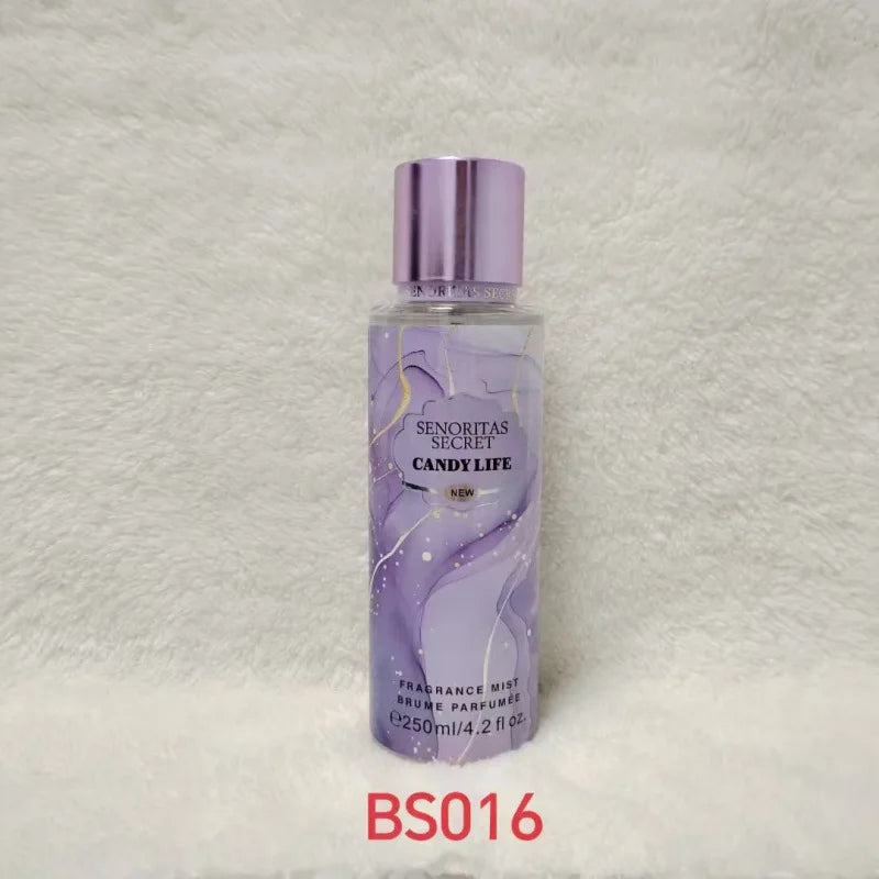 Floral Fruit Fragrance Mist Women Body Spray Vanilla Scent 250ml