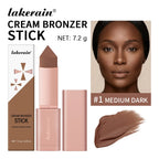2-in-1 Cream Bronzer and Contour Stick for Sculpted Face Makeup