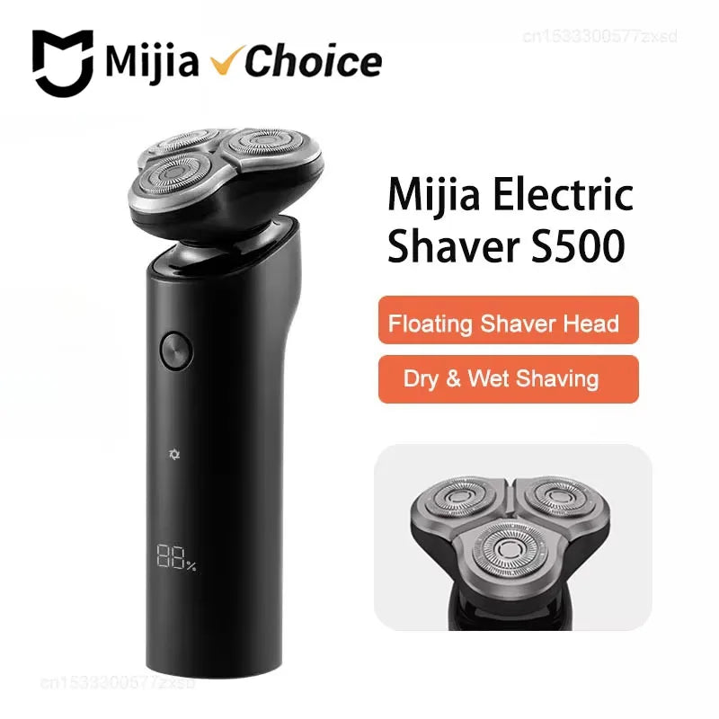 Mijia S500 Electric Shaver 3 Blade Wet Dry Beard Trimmer Razor