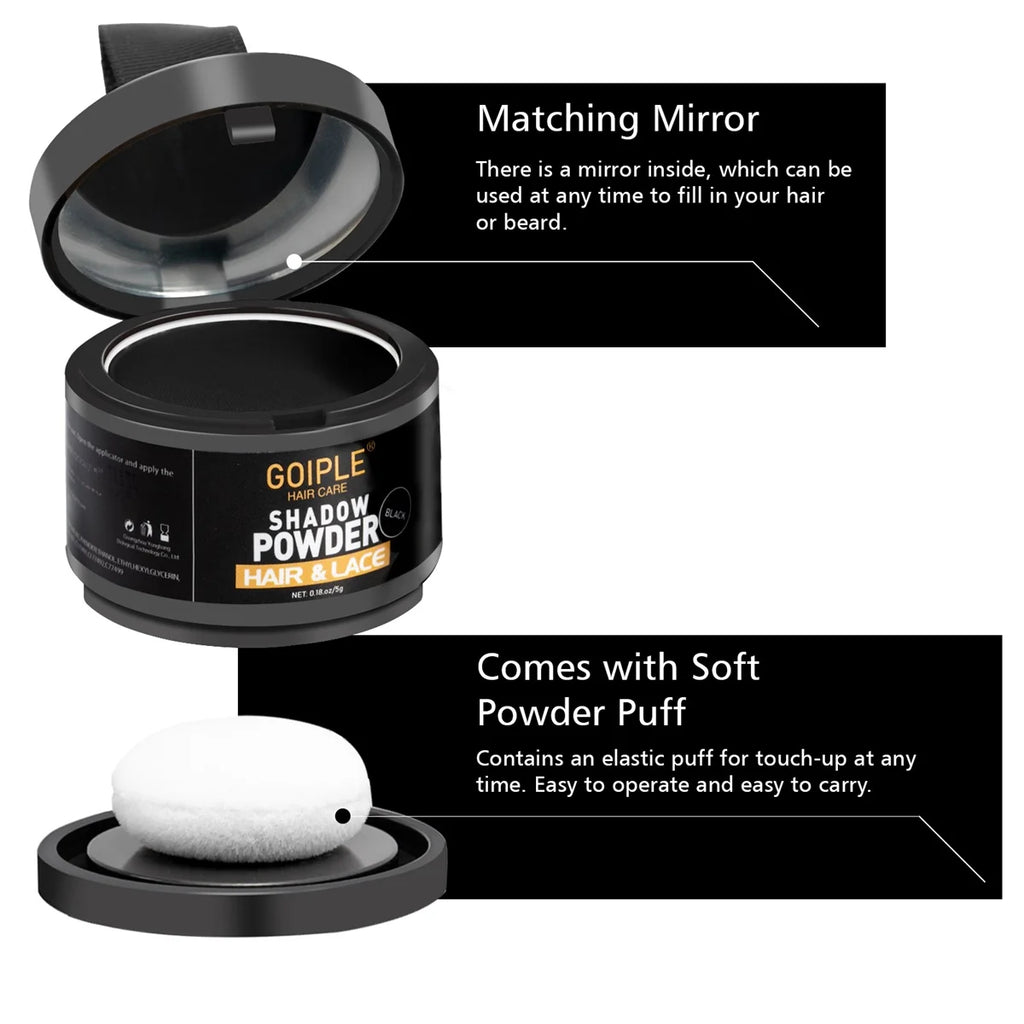 Goiple Hair Root Touch Up Set Instant Gray Coverage Shadow Powder
