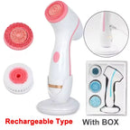 3-in-1 Electric Facial Cleansing and Exfoliating Brush