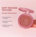 Matte Cream to Powder Bouncy Blush for Natural Flush