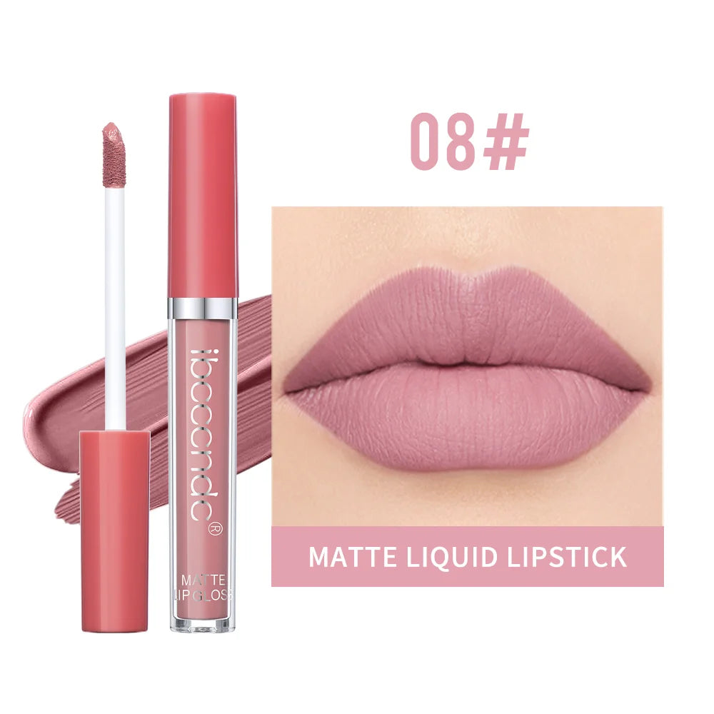 Matte Waterproof Liquid Lipstick - 22
