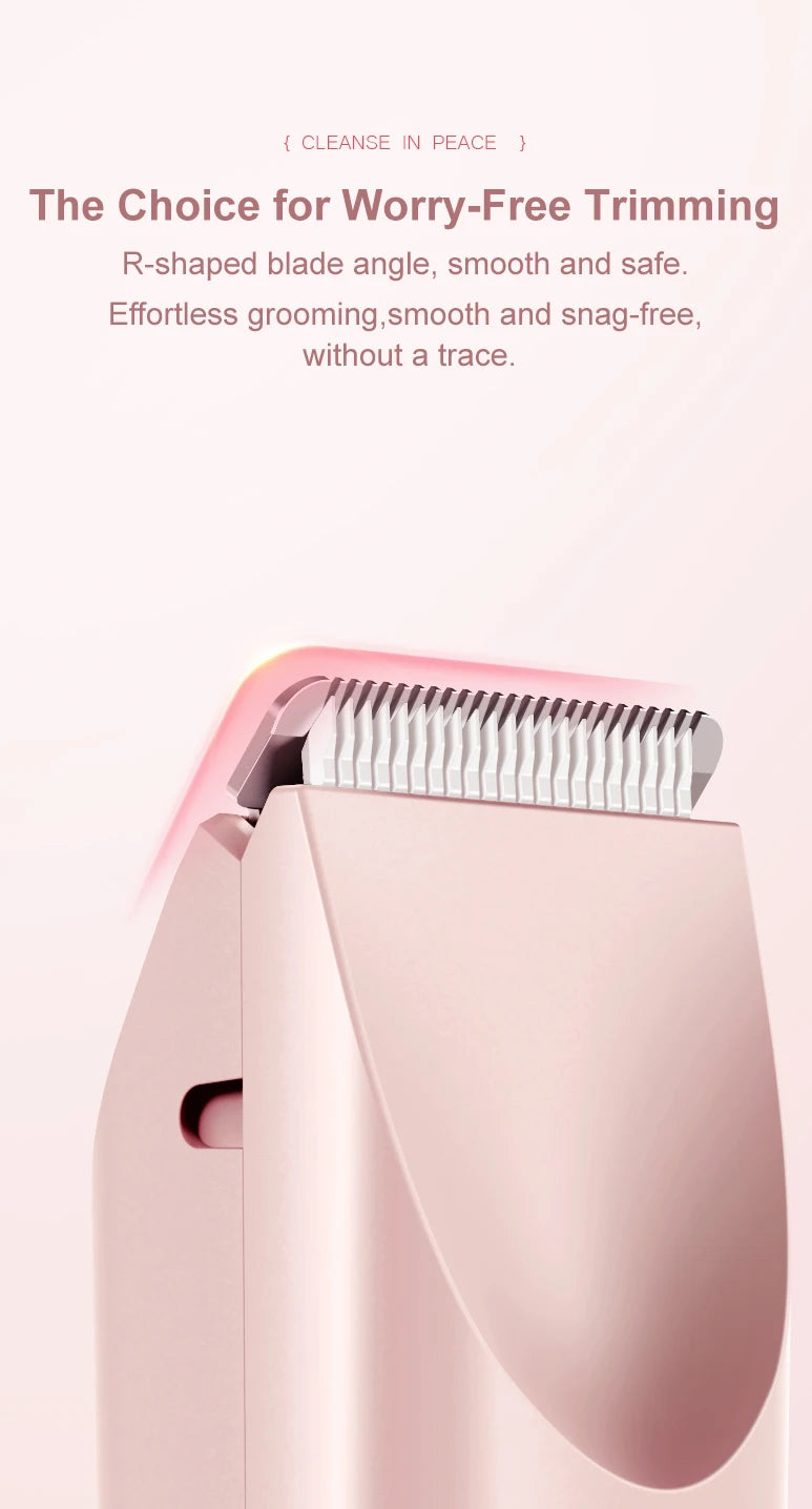 Electric Waterproof Shaver for Women Bikini and Body Hair Removal