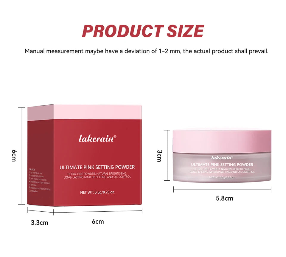 Matte Finish Loose Setting Powder for Oil Control