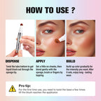 Liquid Blush Stick with Built-in Sponge Applicator