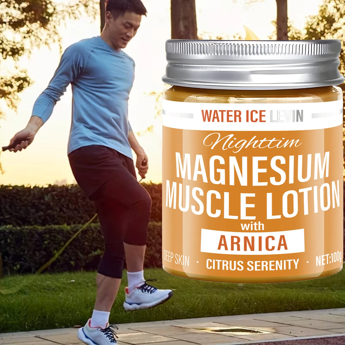 Magnesium Muscle Lotion with Arnica and Citrus Deep Skin Soothing Cream