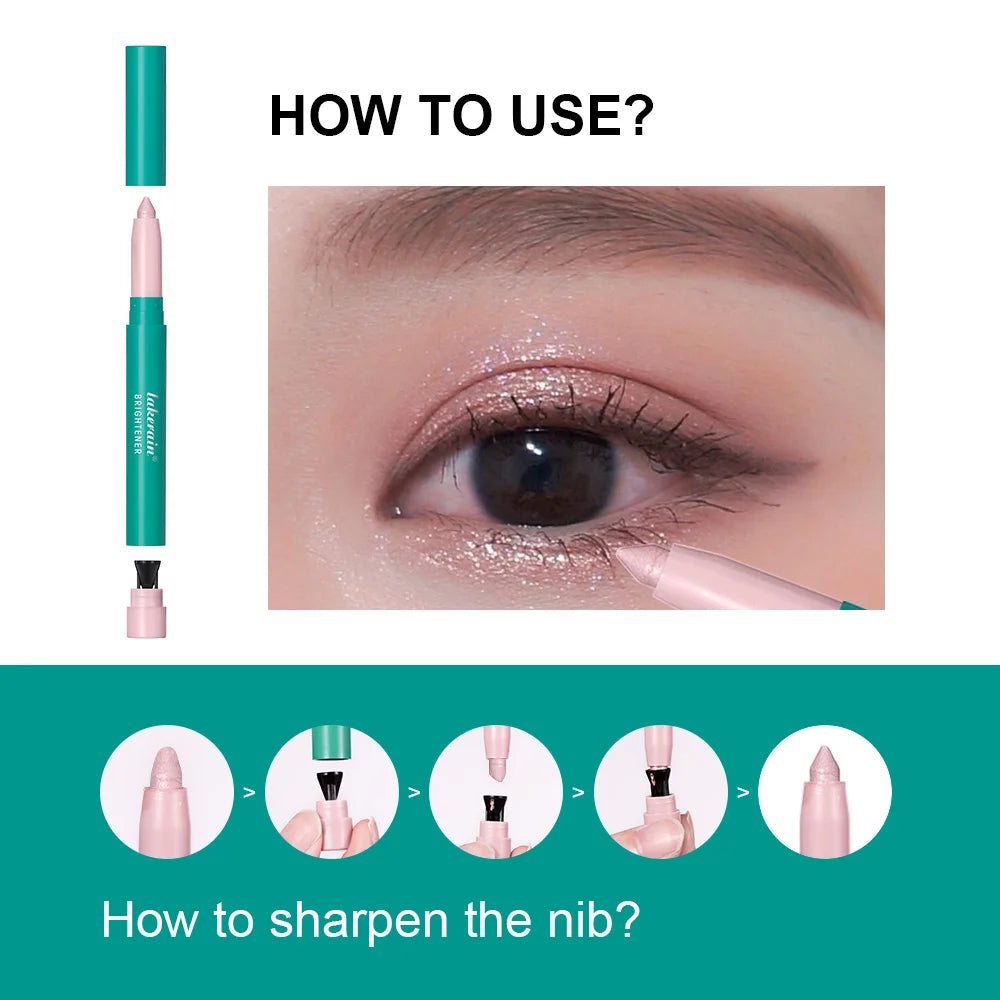 Shimmer Eyeshadow Stick Waterproof Eye Brightener - 1