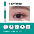 Waterproof Shimmer Eyeliner Pencil for Brightening Eye Makeup