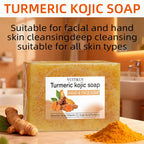 Turmeric Kojic Acid Soap Brightening Face and Body Cleansing Bar 100g