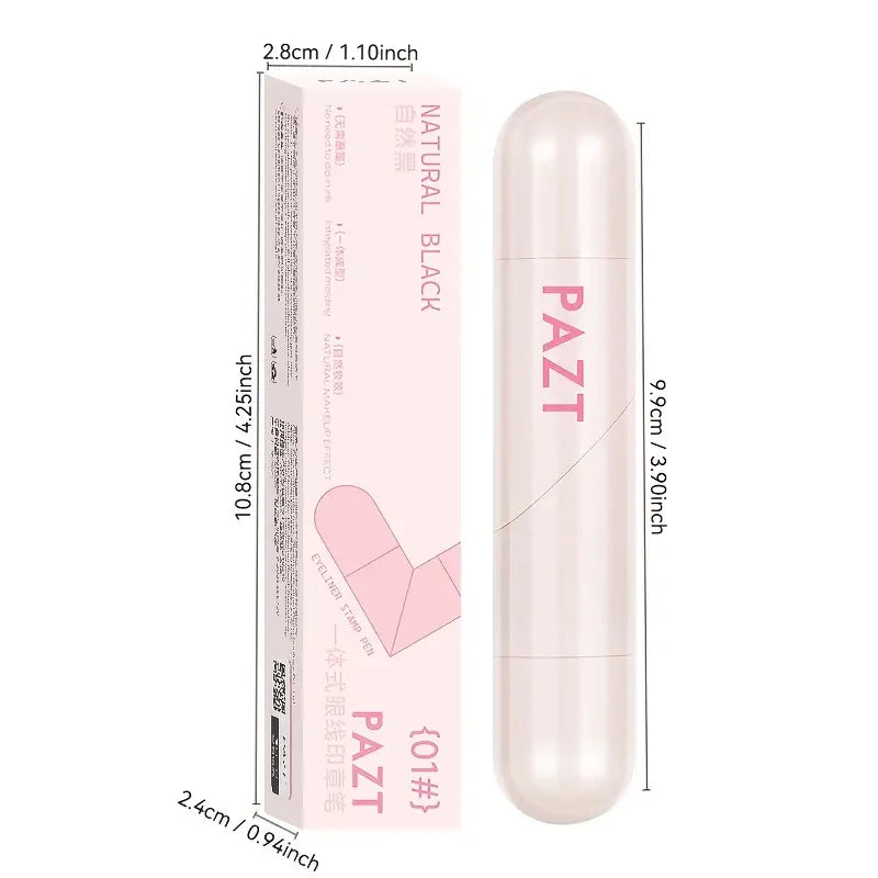 PAZT Integrated Winged Eyeliner Stamp Waterproof Liquid Eye Pen - 4