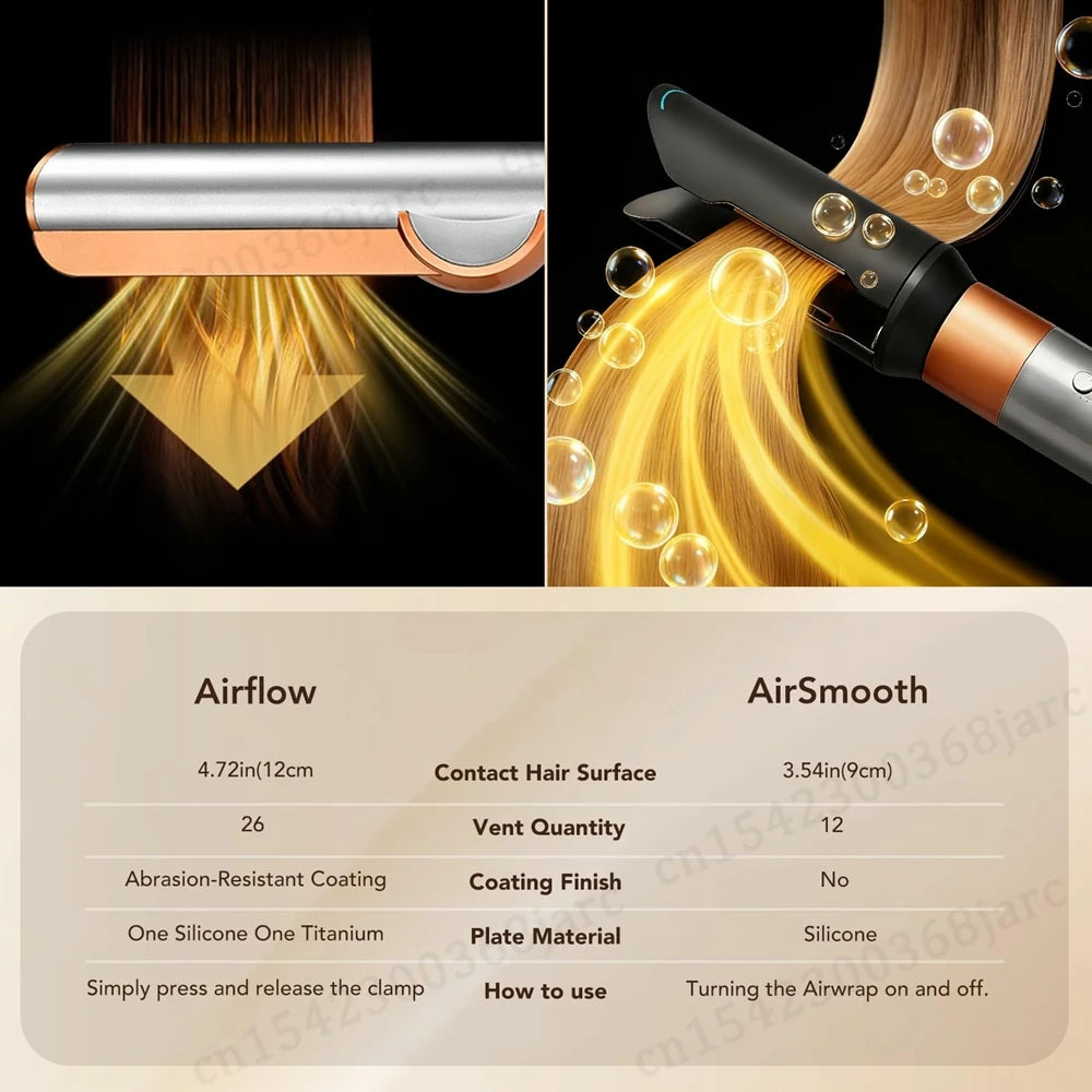 Hair Straightening Attachment for Dyson Airwrap Styling Tool