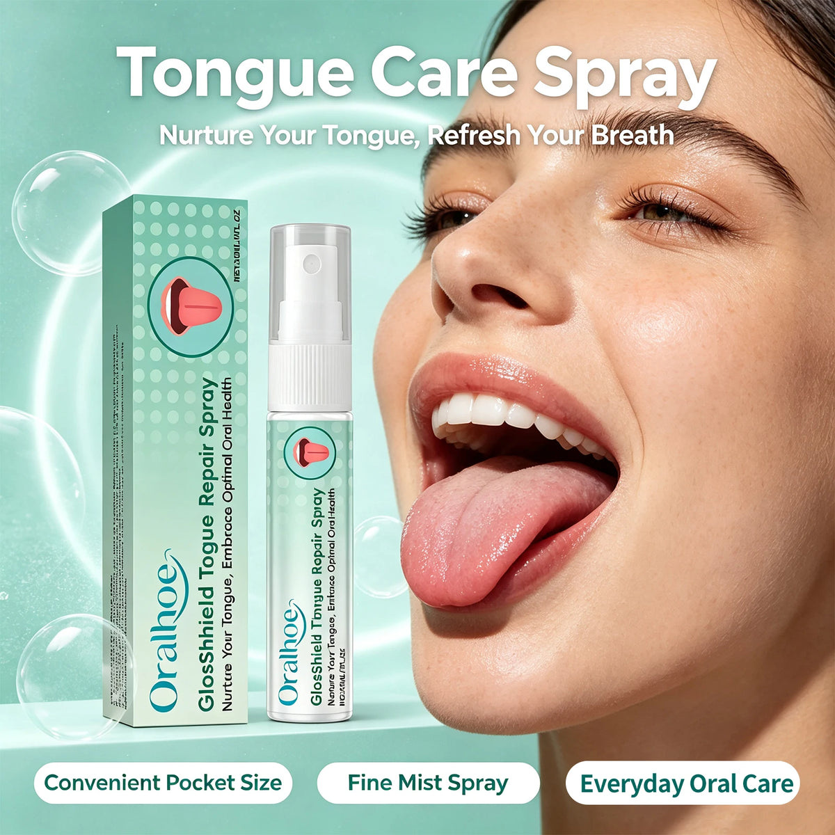 Tongue Repair Spray for Fresh Breath and Oral Comfort