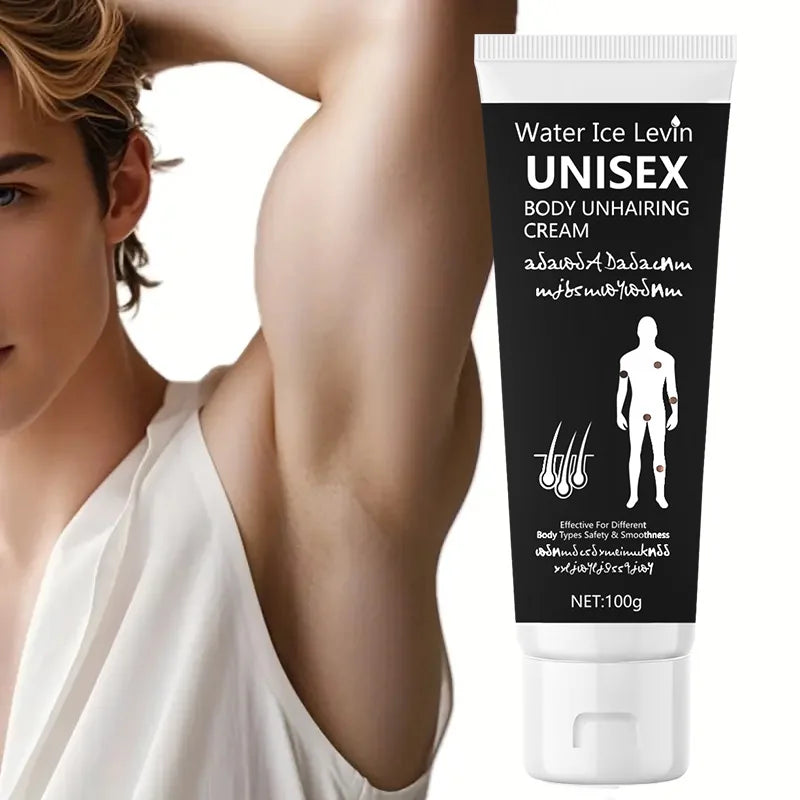 Water Ice Levin Unisex Hair Removal Cream Gentle Body Depilatory 100g - 1