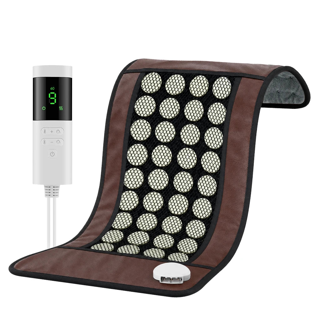 Natural Jade Stone Heating Pad for Back and Muscle Pain Relief